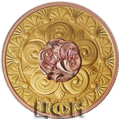 «1 oz. Pure Gold Pink Diamond Coin – Treasure ».jpg