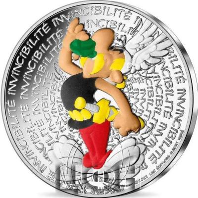 «10€ Astérix Invincibilité - Monnaie de 10€ Argent Colorisée - 10€ Argent».JPG