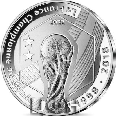 «FIFA QATAR - COUPE DU MONDE 2022 Monnaie de 10€ Argent -  Qualité BE millésime 2022».jpg