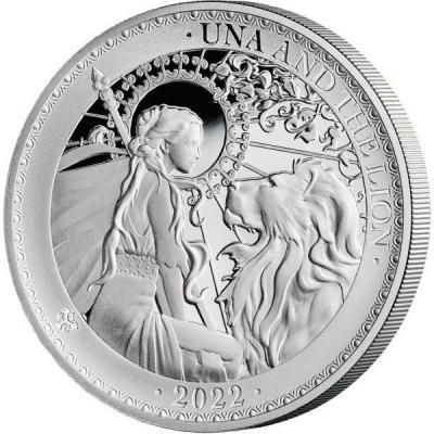 «Silver Ounce 2022 Una and the Lion, Coin from Saint Helena».jpg
