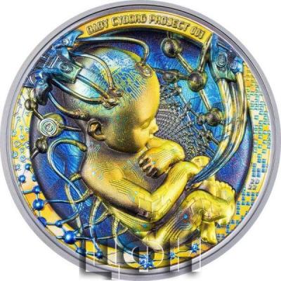 «BABY Cyborg Revolution 3 Oz Silver Coin 20$ Palau 2022».JPG