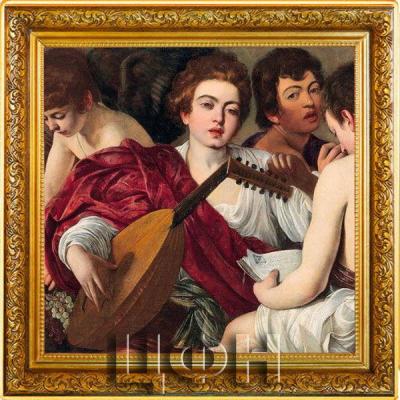 «1 Dollar CONCERT Caravaggio 1 Oz Silver Coin 1$ Niue 2021 Proof».jpg