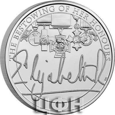 «£5 Cupro-Nickel The Royal Mint 2022 - THE BESTOWING OF HER HONOURS».JPG