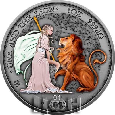 «UNA AND THE LION Colored 1 Oz Silver Coin 1 Pound Saint Helena».jpg