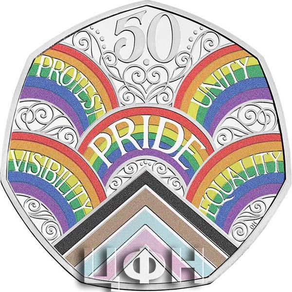 «50p UK Silver Proof Coin 50 Years of Pride 2022».jpg