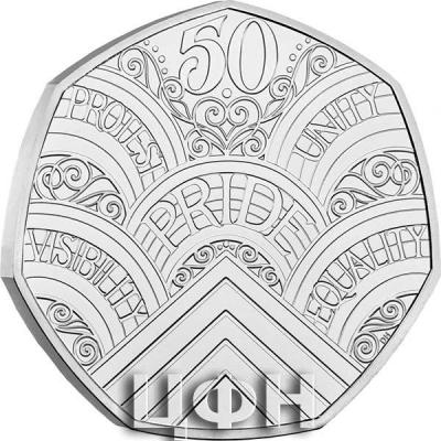 «50 Years of Pride 2022 UK 50p Brilliant Uncirculated Coin ».jpg