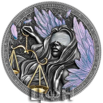 «THEMIS Goddesis Goddess of Justice 2 Oz Silver Coin 5$ Niue 2022».JPG