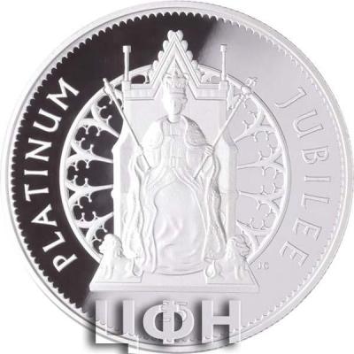 «2022 Alderney £5 2-oz Silver Queen Elizabeth II Platinum Jubilee Proof NGC PF70UC First Day of Issue».JPG