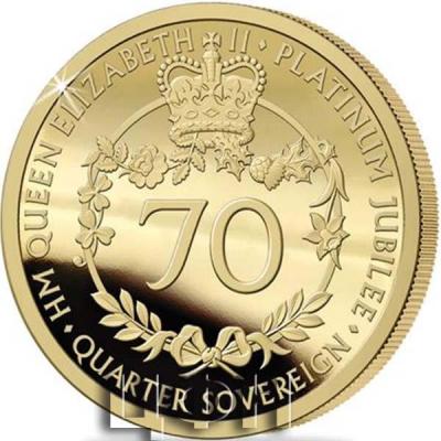 «The NEW Platinum Jubilee of Queen Elizabeth II Solid Gold Proof Quarter Sovereign (SOTD) ».jpg