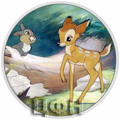 «1 Ounce Silver Niue 80 Years Anniversary - Bambi & Thumper - 2022 Proof Color 2 NZD».jpg