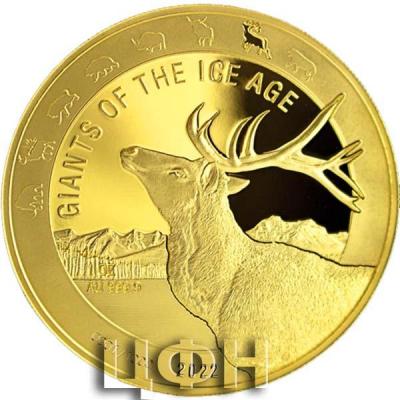 «GHANA 500 Cedis 2022 – Giants of Ice Age  Reindeer».jpg