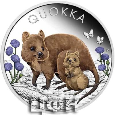 «Silver Ounce 2022 Quokka, Proof, Coin from Australia».JPG