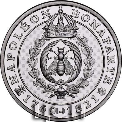 «Silver Two Ounces 2022 Napoleon - Bees, Coin from Saint Helena.».JPG
