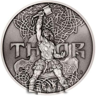 «Silver coin Universal Gods - Thor».JPG