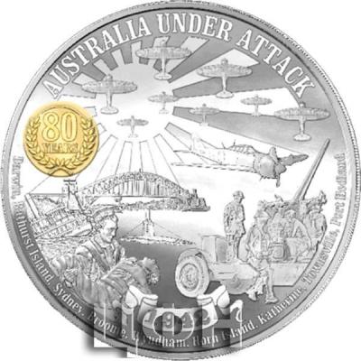 «Australia Under Attack Silver Proof Coin».JPG