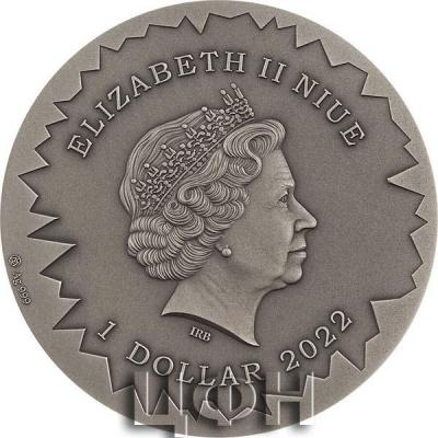 «1 Dollar SNOW QUEEN Fairy Tales 1 Oz Silver Coin 1$ Niue 2022 Antique Finish.».JPG