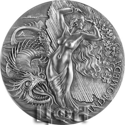 «ANDROMEDA AND THE SEA MONSTER Celestial Beauty 2 Oz Silver Coin 2000 Francs Cameroon 2022.».JPG