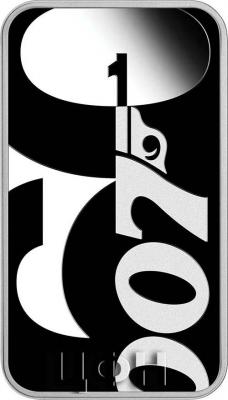 «$1 1oz Silver Proof Rectangular Coin James Bond 60th Anniversary 2022».JPG