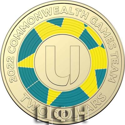 «$ 2 Aluminium Bronze Coloured Uncirculated Coin - U».JPG