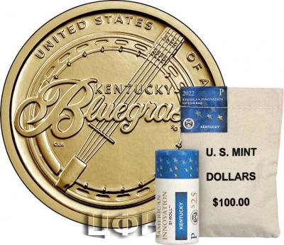 «American Innovation $1 Coin 2022 Rolls and Bags - Kentucky».JPG