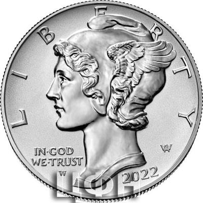 «American Eagle 2022 One Ounce Palladium Reverse Proof Coin».JPG