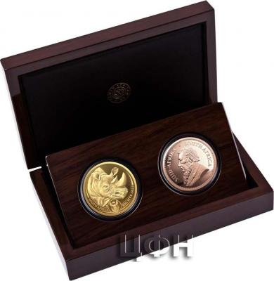 «2022 BIG 5 RHINO AND KRUGERRAND PROOF SET – GOLD».JPG