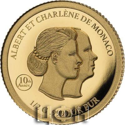 «1.000 Francs Guinea 10. Hochzeitstag Fürst Albert & Charlène 2021».JPG