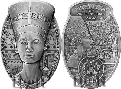 «NEFERTITI BUST 3 Oz Silver Coin 200 Francs Djibouti 2023 Antique Finish».jpg