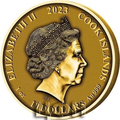 «10 Dollars Cook Islands 2023 Antique Finish».jpg
