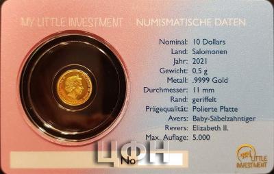 «10 Dollars Salomonen Baby Saber-Toothed Tiger».jpg