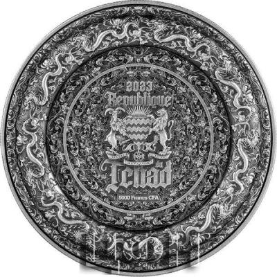 «DRAGON 1 Oz Silver Coin 5000 Francs Chad 2023».jpg