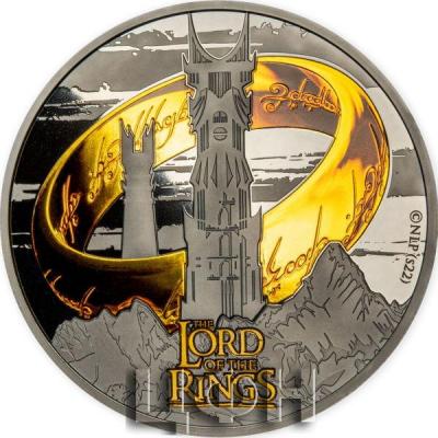 «TWO TOWERS Lord Of The Rings 5 Oz Silver Coin 10 Dollars Samoa 2023 Prooflike».jpg