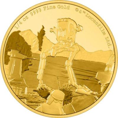 «Star Wars™ – AT-ST WALKER™ 0.25oz Gold Coin».jpg