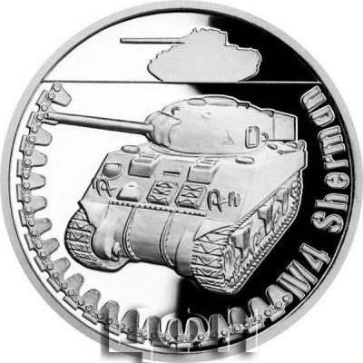 «1 Dollar M4 SHERMAN Armored Vehicles 1 Oz Silver Coin 1$ Niue 2022 Proof».jpg