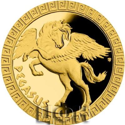 «Gold coin Mythical Creatures - Pegasus proof».jpg