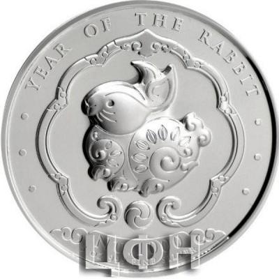 «2023 5oz Kingdom of Bhutan Lunar Rabbit .999 Silver High Relief Proof Coin».jpg