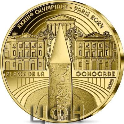 «50 Euro PLACE DE LA CONCORDE Olimpic Games Gold Coin 50€ Euro France 2022 Proof».jpg