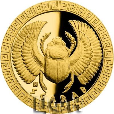 «Gold coin Mythical Creatures - Scarabeus proof».jpg