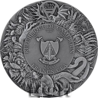 «DOMOWIK Slavic Bestiary 3 Oz Silver Coin 2000 Francs Cameroon 2022».jpg