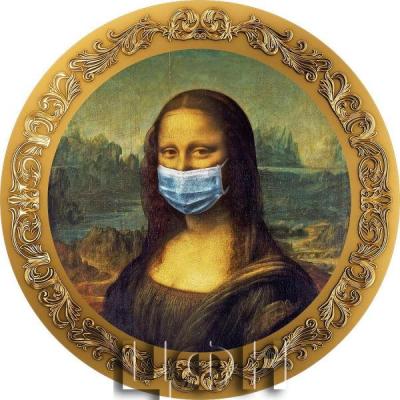 «MONA LISA Lockdown Art Leonardo da Vinci 1 Oz Silver Coin 5000 Francs Chad 2023 ».jpg