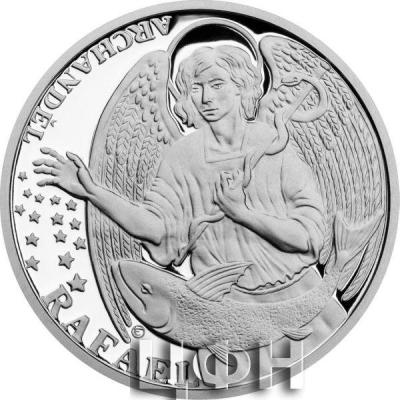 «5 Dollars ARCHANGEL RAPHAEL Archangels 2 Oz Silver Coin 5$ Niue 2022 Proof».jpg