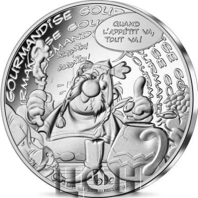 «Astérix - Les caractères bien frappés Gourmandise - Monnaie de 10€ Argent - Qualité courante – Millésime 2022».jpg