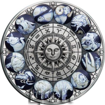 «5$ Tuvalu 2022 Antique Finish  SIGNS OF THE ZODIAC 5 Oz Silver Coin».jpg