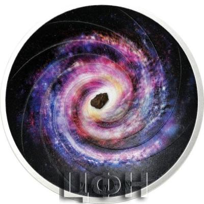 «5$ Niue 2022 Antique Finish 5 Dollars MILKY WAY Universe Domed 2 Oz Moneta Argento ».jpg