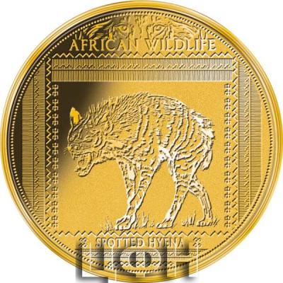 «100 Francs CFA Niger 2021 AFRICAN WILDLIFE - SPOTTED HYENA ».jpg