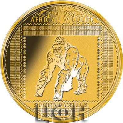 «100 Francs CFA Niger 2021 AFRICAN WILDLIFE - MOUNTAIN GORILLA».jpg