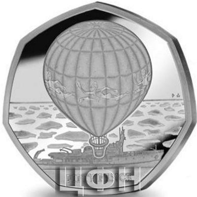 «British Antarctic Territory - New 50-pence coin remembers explorer Jacques Cousteau, 1910-1997».jpg