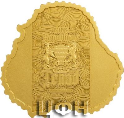 «TRIPLE INFINITY DRAGONS Gilded 3 Oz Silver Coin 15000 Francs Chad 2023 Antique Finish».jpg