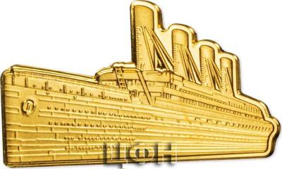 «10 Dollars RMS TITANIC Ship of Dreams 111th Anniversary Gold Coin 10$ Solomon Islands 2023 Prooflike ».jpg