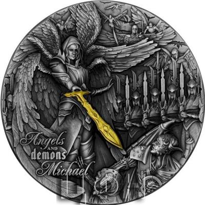 «MICHAEL Angels and Demons 2 Oz Silver Coin 5$ Dollars Niue 2022 ».jpg